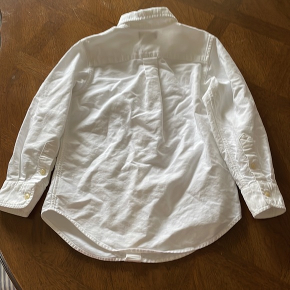 Ralph Lauren Boys Button Down Shirt Size 5 White - Picture 6 of 8